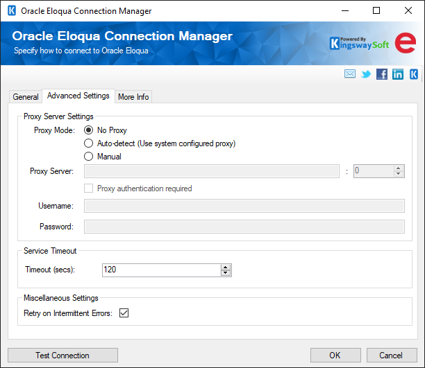 SSIS Oracle Marketing Cloud connection - Advanced